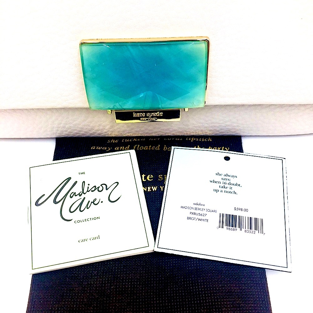 ‼️SOLD‼️ Kate Spade Madison Berkley Square Adaline Clutch - Picture 8 of 8